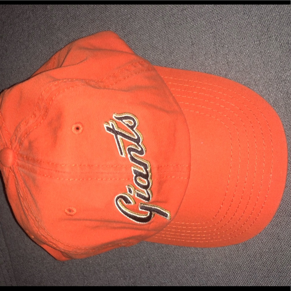 Orange SF Giants hat